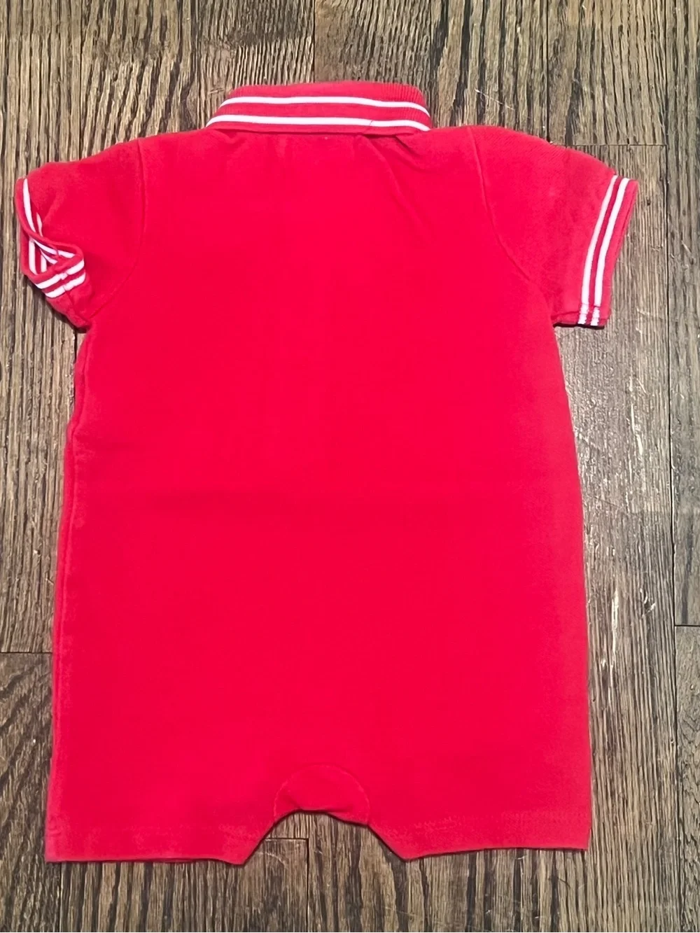 Ralph Lauren Red POLO Short Sleeve One-Piece